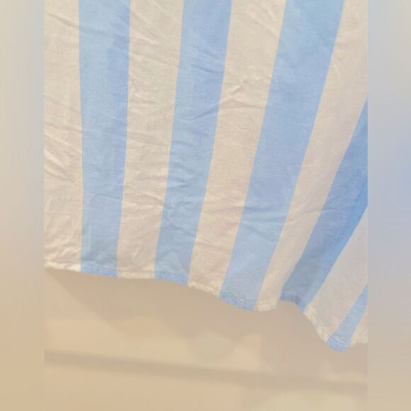 NWOT SHADY LADY SHORT SLEEVE PAJAMA/ LOUNGE TOP BLUE/WHITE STRIPES SIZE LARGE - Picture 10 of 16